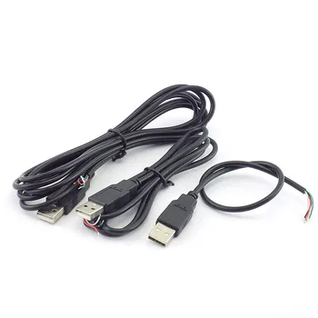 0,3/1/2 м DIY Micro USB куплунга, а 4-Пинов Проводник на Кабел за Предаване на Данни Конектор удължителен кабел Адаптер за USB-вентиляторных Устройства H10
