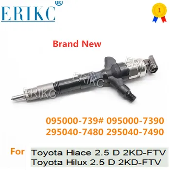 095000-7390 295040-7480 295040-7490 2950407480 2950407490 Новата един пулверизатор дизелов Инжектори за Denso Toyota Hiace 2.5 D 2KD-FTV Hilux