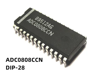 10 бр./лот ADC0808CCN вграден DIP-28 8-битов аналогово-цифров преобразувател на чип за IC широк корпус Оригинални Нови в наличност