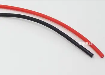 10 м/лот Черно 16AWG Гума тел Ретардант висока температура модификация на автомобила тел 1,309 квадратен теглене на кабели