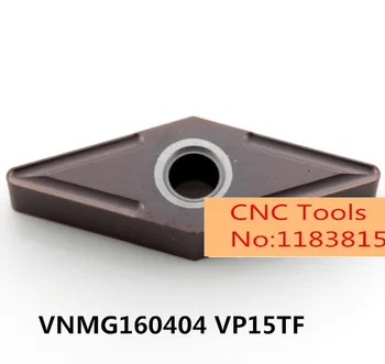 10ШТ VNMG160404 VP15TF/VNMG160408 VP15TF, оригиналната твердосплавная части за скучни апликации с притежателя на струг инструмент