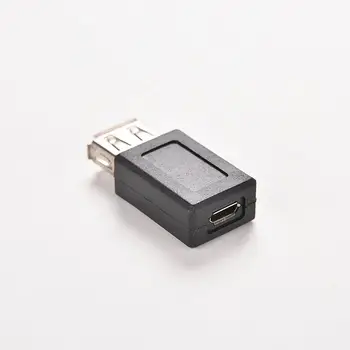 1БР USB 2.0 Тип A Жена до B Жена Micro USB 5-Пинов Кабел за Предаване на Данни Адаптер Евтини Качеството на USB куплунга, а Конвертор Конектор