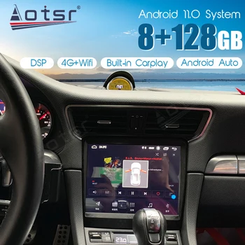 2 DIN 8 + 128 г Android11 Автомобилен Мултимедиен Радиоприемник GPS Carplay За Porsche Cayman, Boxster 911 997 987 2010-2017 8,8 