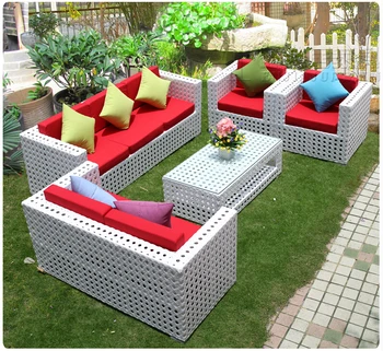 2016 високо качество, нов дизайн на мебели от ратан, градински мебели, мебели за тераса и хол PE ротанговый диван масичка за чай мек сплетен