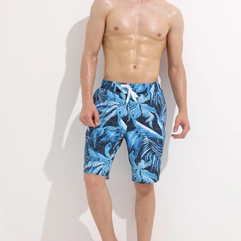 2019 Нови бързо съхнещи плажни шорти, мъжки бански sunga летни шорти за почивка за почивка мъжки бански за сърф плувен съкровище на 1D