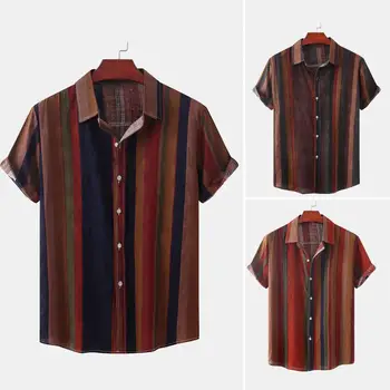 2022 лятно хавайско мъжка риза прости ежедневни ризи с къс ръкав y2k извънгабаритни реколта ризи за мъже, мъжки дрехи, блузи camisa