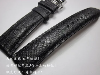 22 мм Висококачествен мек каишка от страусиной кожата каишка За часовник е Чудесно За маркови часовници ръчно изработени Универсален мъжка гривна Гривна