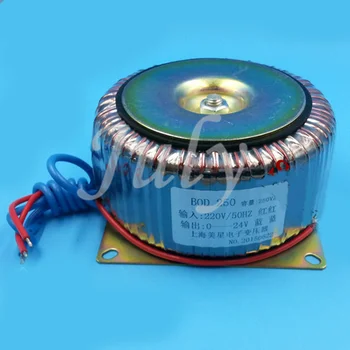 250 W БПК iron жило toroidal трансформатор AC24V 10A AC контролен трансформатор, целият меден тел емайл