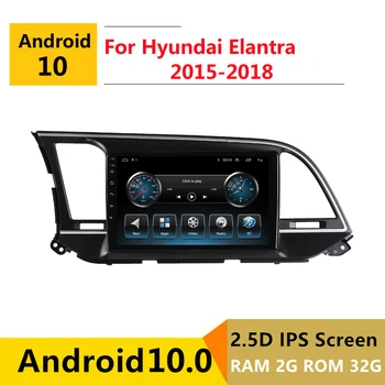 2G RAM Android кола стерео за Hyundai Elantra 6 2015 2016 2017 2018 радио GPS навигация Мултимедиен Плеър главното устройство