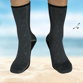 3 мм неопренови чорапи за гмуркане, топли чорапи за гмуркане, мъжки и женски удобни нескользящие чорапи за гмуркане, плажни чорапи, за да сърфират