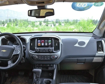 4G + 64G Вертикален Екран Tesla За GMC Canyon/Chevrolet Colorado 2015 + Android DVD-плейър Мултимедиен Автомобилен GPS навигатор Главното устройство