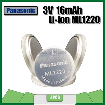 4ШТ Panasonic Оригинален ML1220 3V ML 1220 Акумулаторна Батерия на CMOS RTC BIOS Резерв Клетка Бутон Монета Батерия