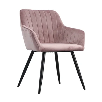 5 на Безплатна Проба на Едро, продажби дизайнерски мебели за стаята скандинавски кадифе модерни и луксозни трапезни столове с метални крака на черното злато