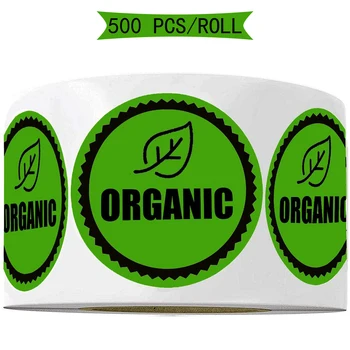 500 Бр Биологични Етикети и За Етикети за Опаковане на Тортата оборудване запечатване Стикер За Безопасност на Храните Украса За Печене Бутилка За Мед DIY Подарък Стикер