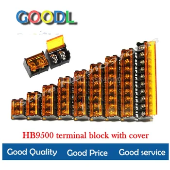 5шт HB9500 HB-9500 Делото Бариерен терминал 9,5 мм Стъпка 300 30A Сильноточные Конектори Бариерни Блокове 2/3/4/5/6/7/8/9/10Pin
