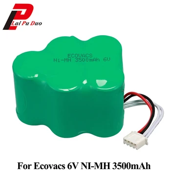 6 NI-MH 3500 mah Батерия за Преносим Ecovacs Deebot Deepoo D73 D76 D62 D63 D65 D66 D68 D77 D79 730 760 TBD71 Роботика