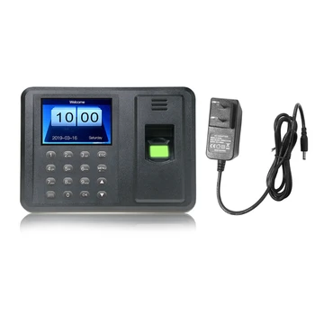 A8 2,8-инчов Биометрична Система за Обслужване на USB Четец на Пръстови Отпечатъци Часовници Машина на Времето Управление на Служител на Електронно Устройство Испански Bg