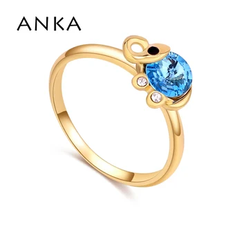 ANKA Кръгъл пръстен със Слон от Кристал За Жени на Класическата мода, Hot Пръстени в един стил, Стил За Жени с Кристали от Австрия #124273