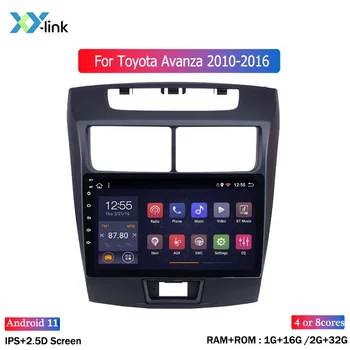 Android 11 Авто Радио Мултимедиен Плейър GPS Навигация За Toyota Avanza 2010 2011 2012 2013 2014 2015 2016