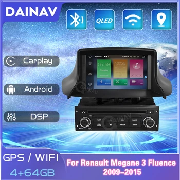 Android 8 основната Автомобилен мултимедиен DVD Плейър GPS Радио За Renault Megane 3 Fluence 2009-2015 GPS Навигация Стерео Аудио