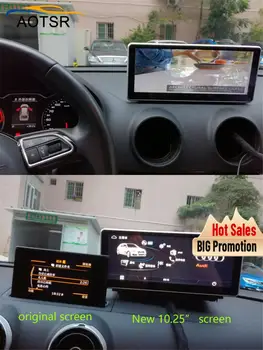 Android 9,0 Кола dvd мултимедиен плеър за Audi A3 2014 2015 2016 2017 Авто радио GPS Навигация Главното Устройство Аудио авто стерео КАРТА