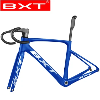 BXT нова дискова карбоновая пътна рамка За велосипед Frameset T1000 Нов EPS Дисковата Спирачка С Плосък Монтиране карбоновая Велосипедна Рамка