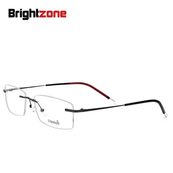 Brightzone B Титановая ПР Дограма мъжки слънчеви Очила Надвишават Светлина за Чист Бизнес Рамки За Очила Подходящи очила oculos grau gafas