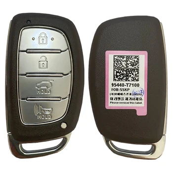 CN020169 Оригинален 4-бутон умен автомобилен Ключ За 2021 Hyundai Дистанционно Честота 433 Mhz FCCID номер 95440-T7100 6A Чип в наличност