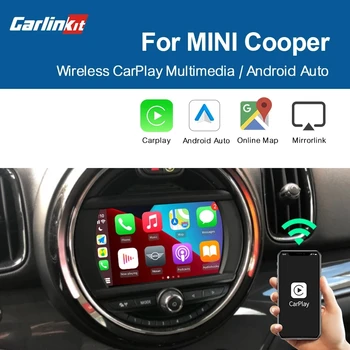 Carlinkit Декодер 2.0 За BMW Mini Cooper F54 F55 F56 F60 2014-2019 EVO Youtobe CarPlay Android Авто Мултимедия Безжичен Огледало