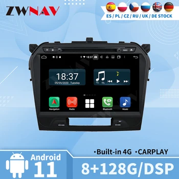 Carplay Радио Bluetooth За Suzuki Vitara 2015 2016 2017 2018 GPS Авто Мултимедиен Централна 2 Din Android Авто Екран Стерео