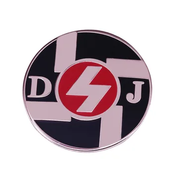 DJ Музика Рок Логото на Телевизионни Брошки Икона за Чанти с Ревери Обтегач Бижута Подарък За Приятели