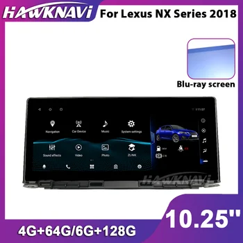 Hawknavi 10,25-Инчов Автомобилен Радиоприемник За Lexus CT200 2013-2017 LCD Led Дисплей Авто Стерео Главното Устройство за Навигация Мултимедиен Плеър