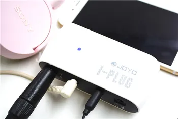 JOYO I-Plug Усилвател за слушалки за бас-китарата с ефект на Overdrive за телефони IOS / Android / Windows