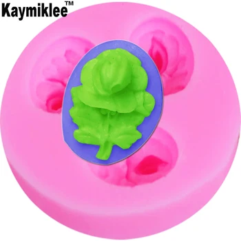 Kaymiklee F1081 Розата Е Цветето На Смола Силиконова Форма Скърпвам Инструмент За Украса На Тортата Ssugarcraft Шоколад Форма