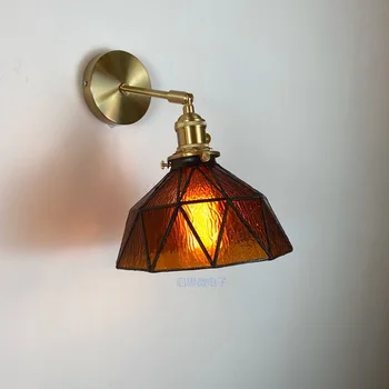 Led монтиран на стената Лампа Luminaria Ретро Аплици Стенни Лампи, Лампа E27 Нощна Ретро Лампа Декоративна лампа лампада ретро индустриален