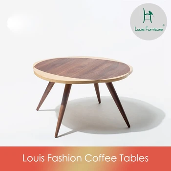 Louis Fashion Café Маси Fuyun Скандинавски Дизайн Орех Масив Дърво Кафе Ниски Татами