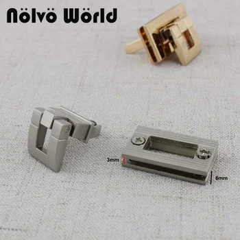Nolvo World 2-10 броя 6 цвята, 29 *23 мм и метален заключване за чанти брави за чанти метален заключване за чанти