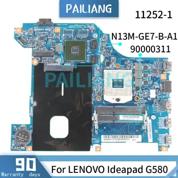 PAILIANG дънна Платка За лаптоп LENOVO Ideapad G580 дънна Платка 90000311 11252-1 SLJ8E N13M-GE7-B-A1 DDR3 tesed