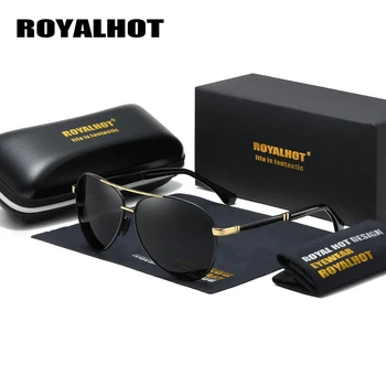 RoyalHot Мъжки И Дамски Поляризирани Очила В Овална Рамка Aloy За Шофиране Очила Нюанси Oculos masculino Мъжки 900224