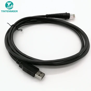 TINTENMEER USB Кабел за данни, за да 7120 hands free баркод скенер, който е съвместим с Honeywell metrologic ms7120 mk7120