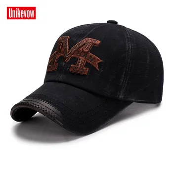 UNIKEVOW бейзболна шапка в Европейски стил, 100% памучен Шапка с череп, Шапка За Мъже И Жени, високо качество на Спортни Шапки За Почивка, Шапки в стил хип-хоп