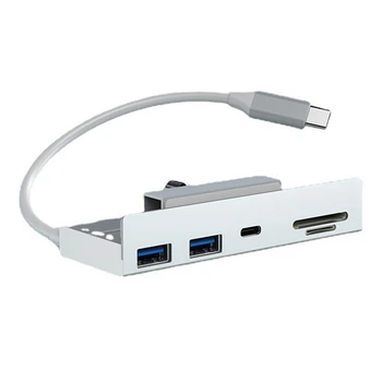 USB C 3,2 10 gbps C USB Hub USB сплитер USB-хъб с 2 порта USB A (10 Gb /s), порт Type-C (10 gbps)