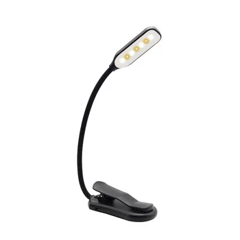 USB Акумулаторна Регулируема Led Лампа За Книги Със Скоба За Гъши Вратовете 7 светодиоди е Гъвкава Настолна Лампа За Нощно Четене Тенис на нощна светлина За Четене