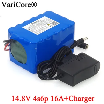 VariCore 14,8 В 12Ah 18650 литиево-йонна батерия, лампа за нощен риболов, нагревател, миньор лампа, усилвател, батерия с BMS + 16,8 В 1A Зарядно устройство