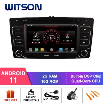 WITSON Android 11 кола DVD плейър, gps за SKODA OCTAVIA Автомобилен Мултимедиен Плейър Стерео АвтоАудио GPS Навигация DVD Видео