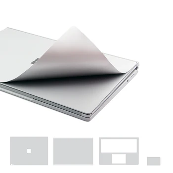 XSKN Етикети върху цялото тяло за Microsoft Surface Book, 4 в 1 Подвижни изключително тънък Винил калъф за лаптоп Премиум клас, Защитни скинове