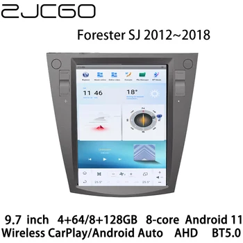 ZJCGO Автомобилен Мултимедиен Плейър Стерео GPS Радио-Навигация NAVI 8 Основната Android 11 9,7 Инча Екран за Subaru Forester SJ 2012 ~ 2018