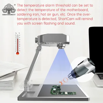 langchi SuperCam Термични Камера ПХБ Отстраняване на Неизправности Ремонт на Дънната Платка Диагностика на Повреди Тепловизионный Уред за IPHONE и Android
