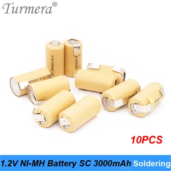 ni-mh 1.2 батерия 3000 ма sc3000 запояване за отвертка и прахосмукачка батерия 1,2 На nimh акумулаторна батерия 10 бр.