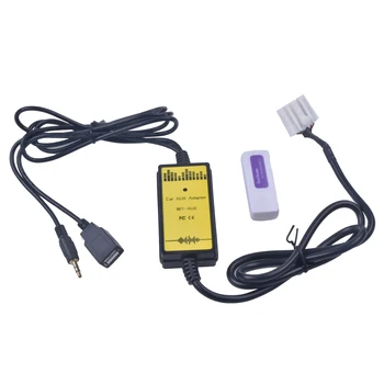 Автомобилен USB Адаптер MP3 Аудио Интерфейс SD, AUX, USB Кабел За Данни Свързване на Виртуален CD-Чейнджър за Mazda 3 6 CX7